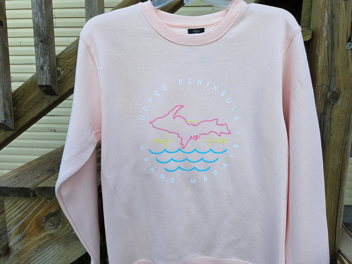 Crew neck sweatshirt - peach or lavender
