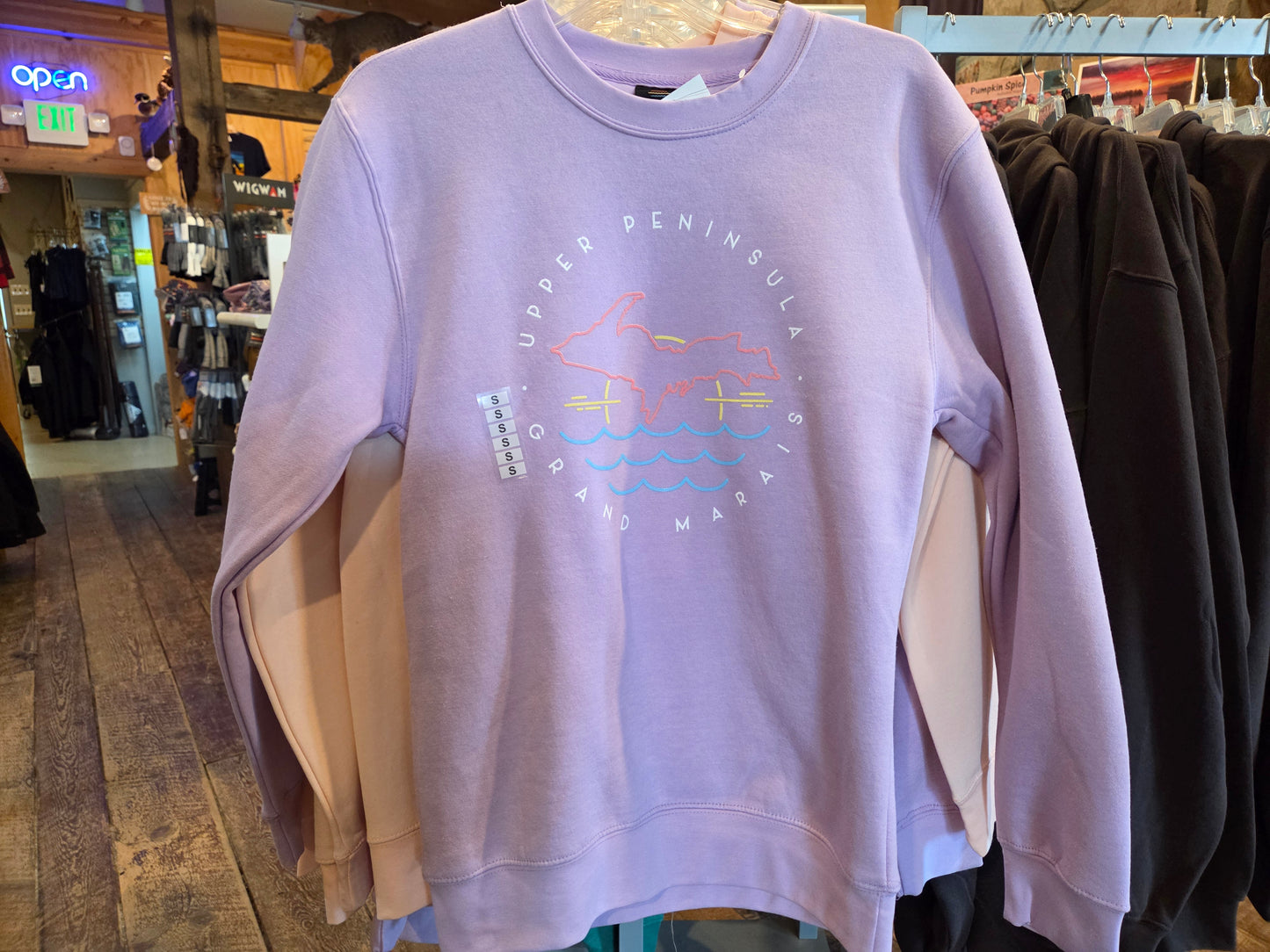 Crew neck sweatshirt - peach or lavender