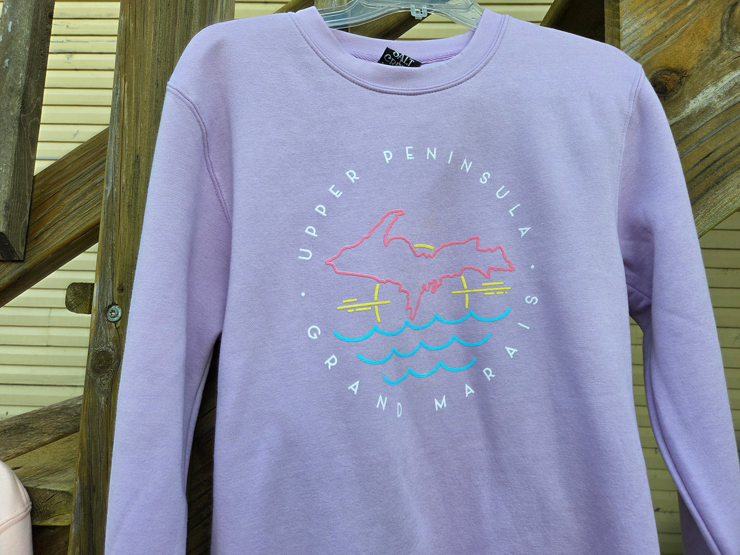 Crew neck sweatshirt - peach or lavender