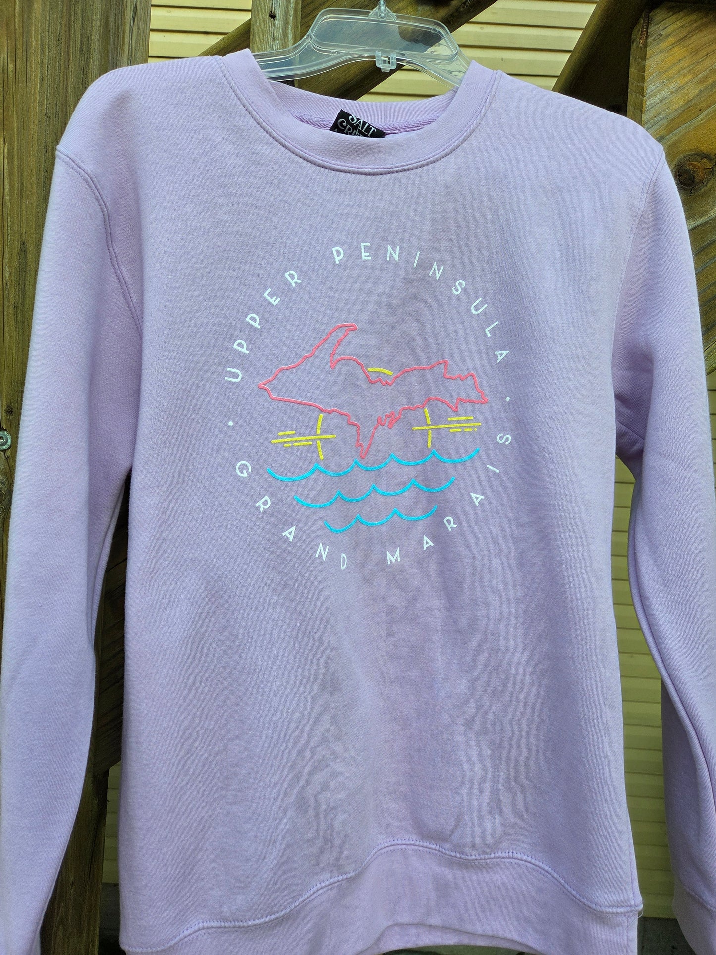 Crew neck sweatshirt - peach or lavender