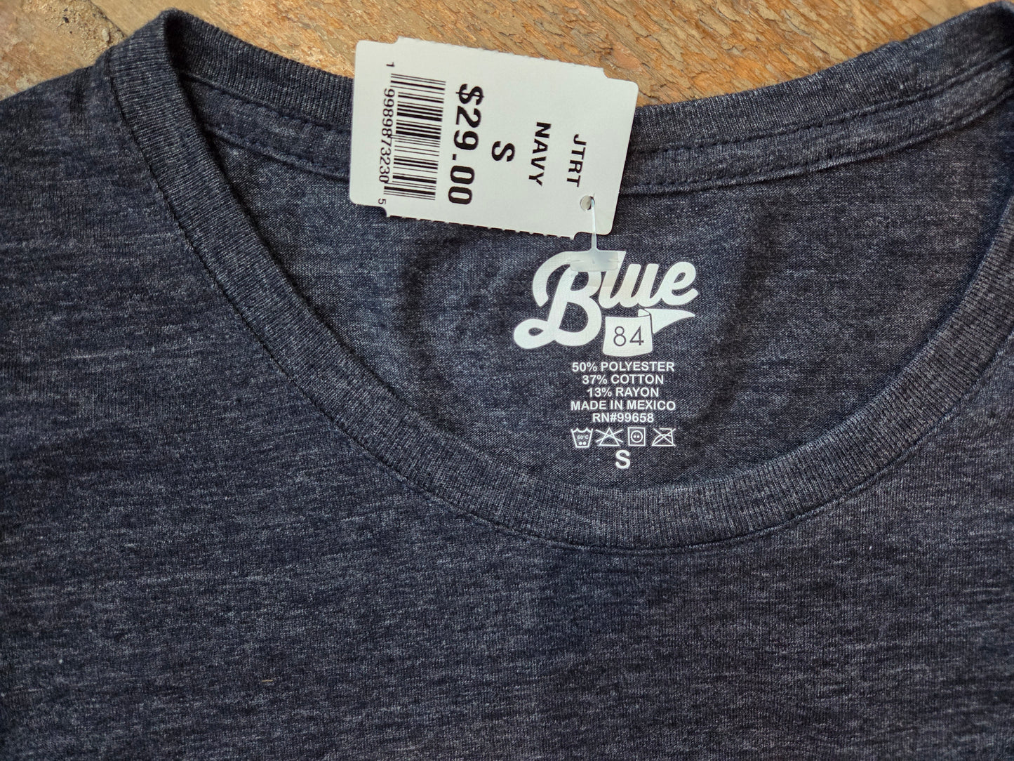 Ladies scoop neck short sleeve