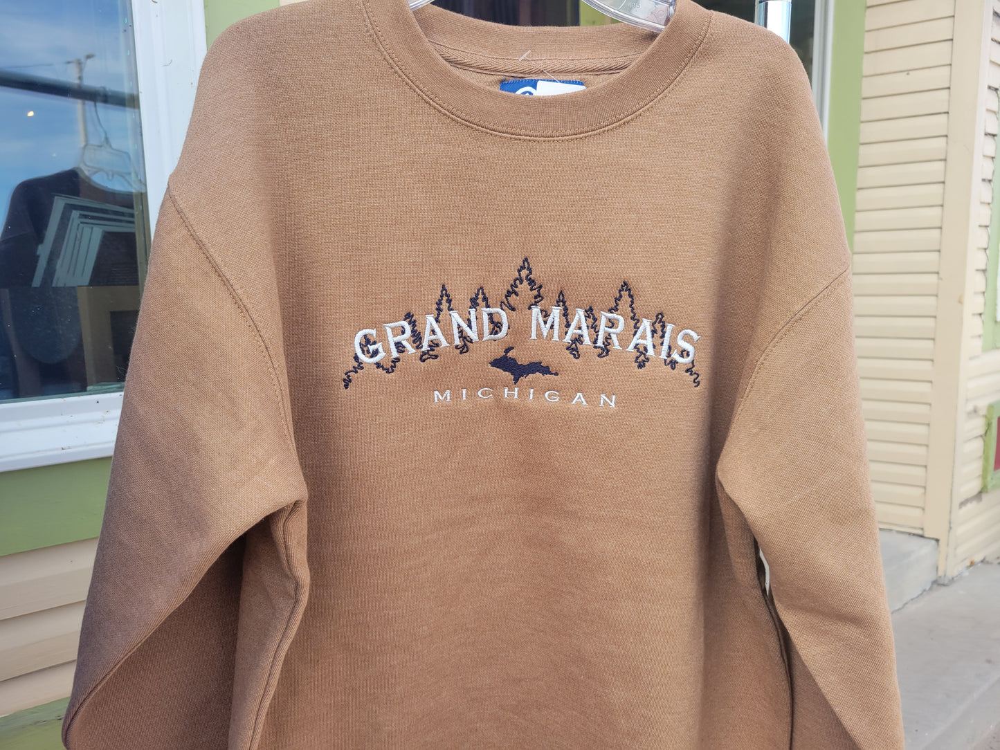 Steel Blue or Russet Brown Crew sweatshirt