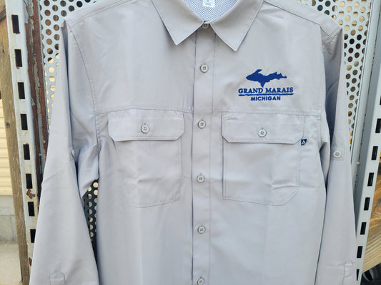 Lightweight utility shirt - Light Gray