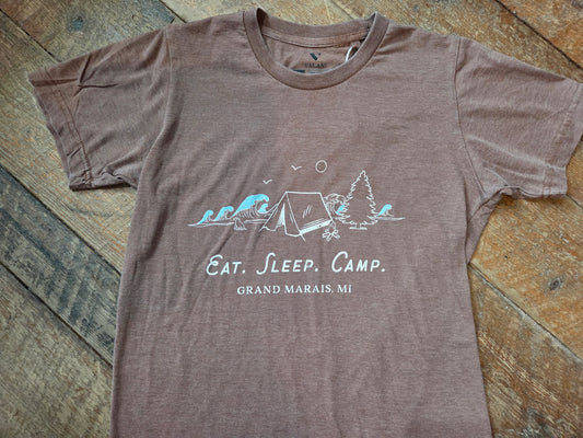 Eat.Sleep.Camp short sleeve