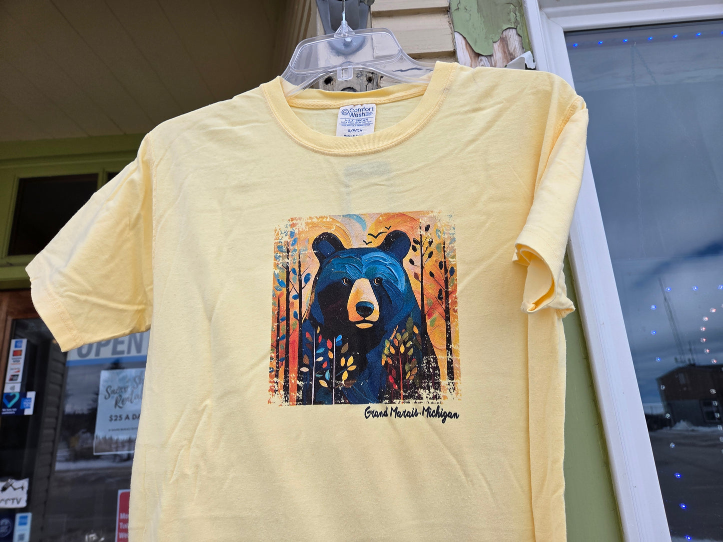 yellow sweet bear short sleeve