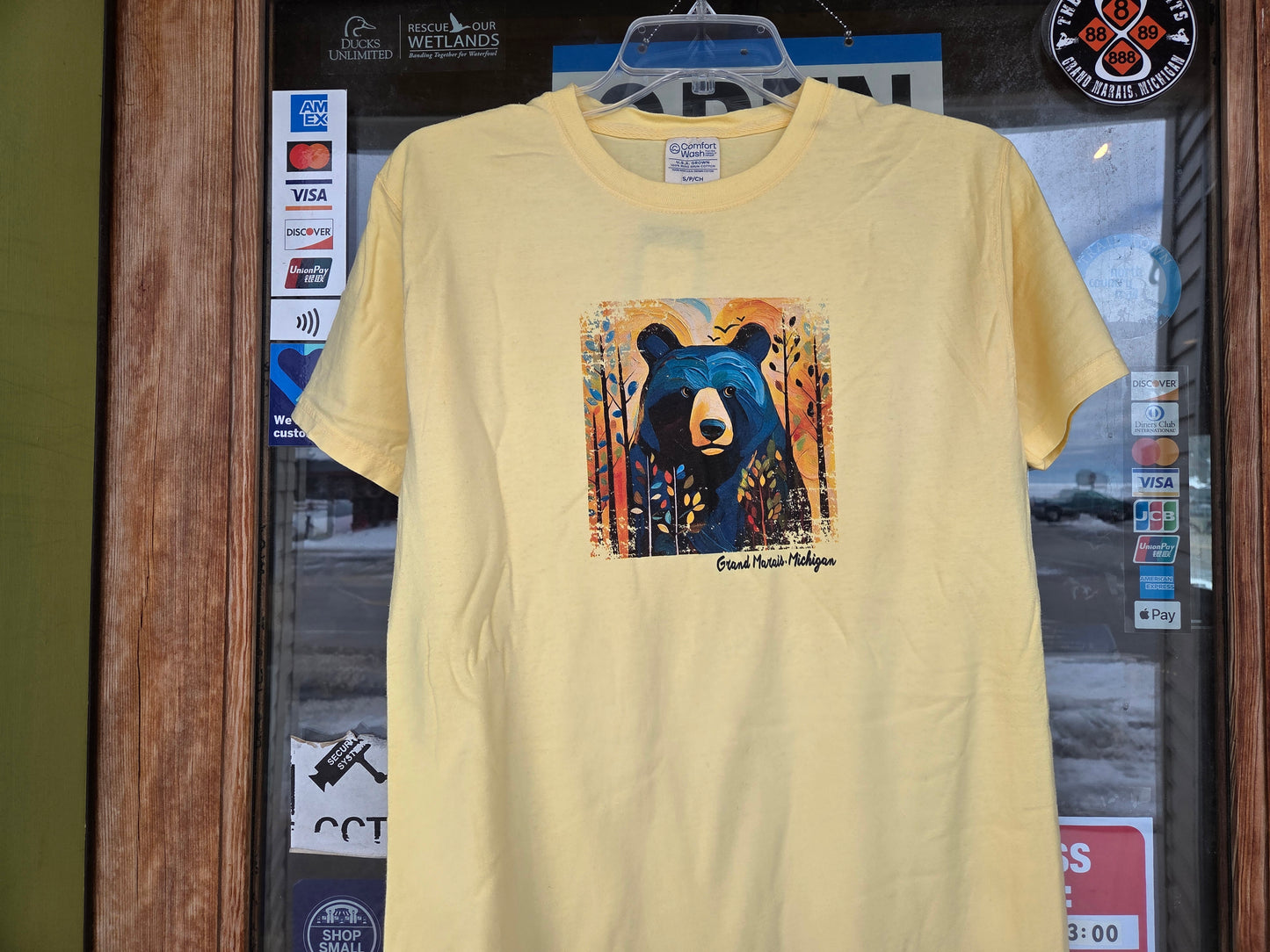 yellow sweet bear short sleeve