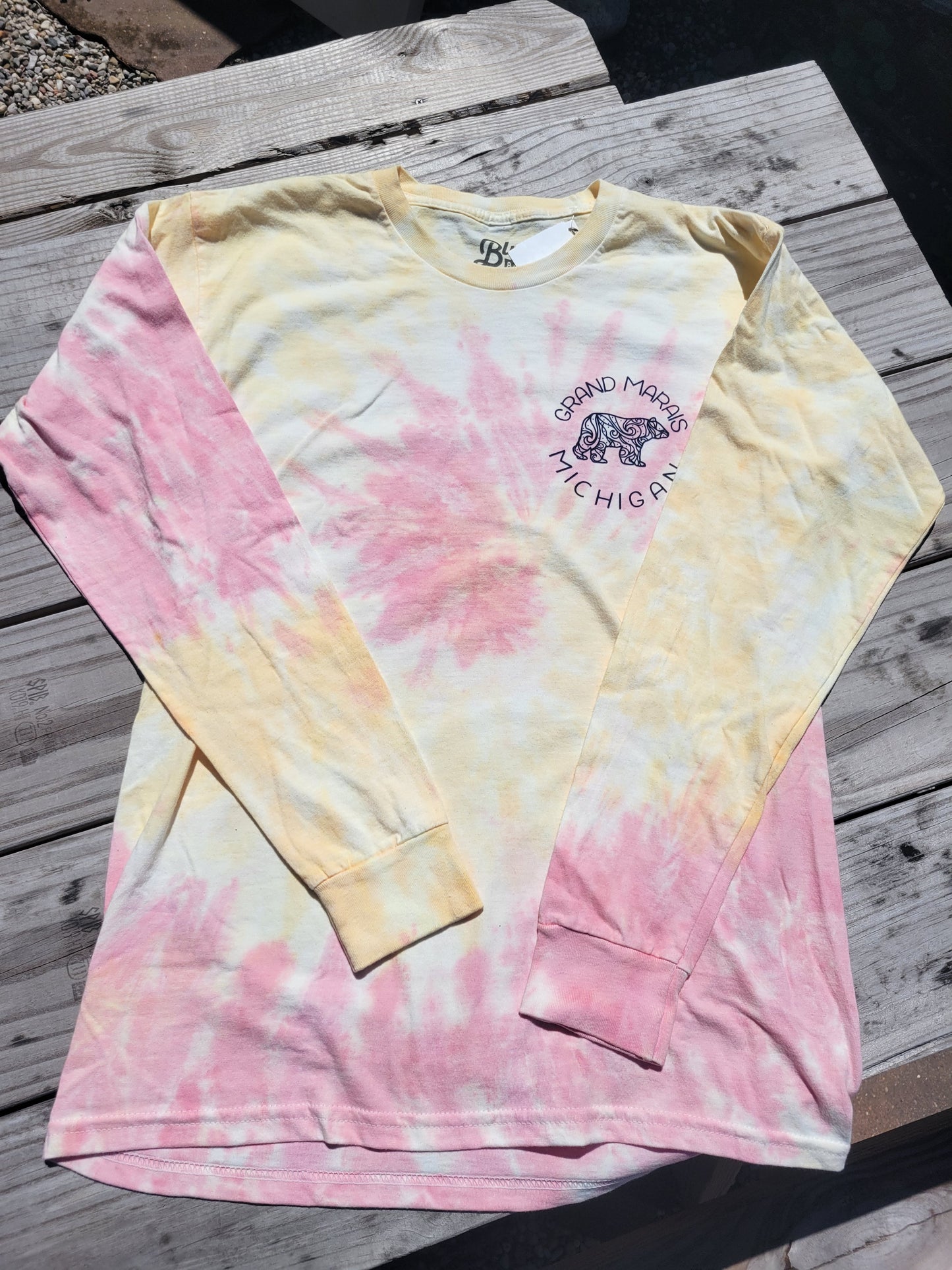 Tie dye long sleeve shirt