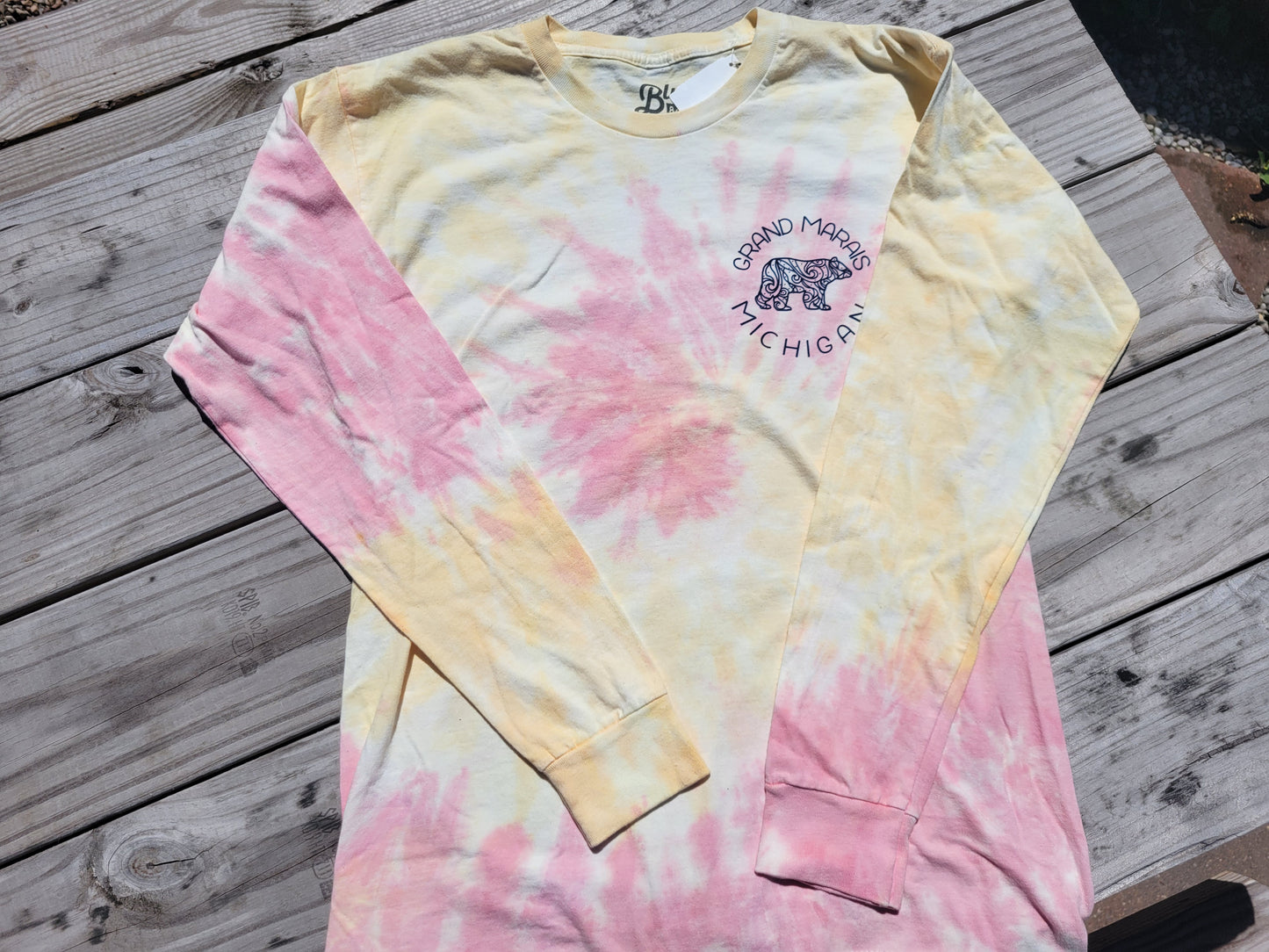 Tie dye long sleeve shirt