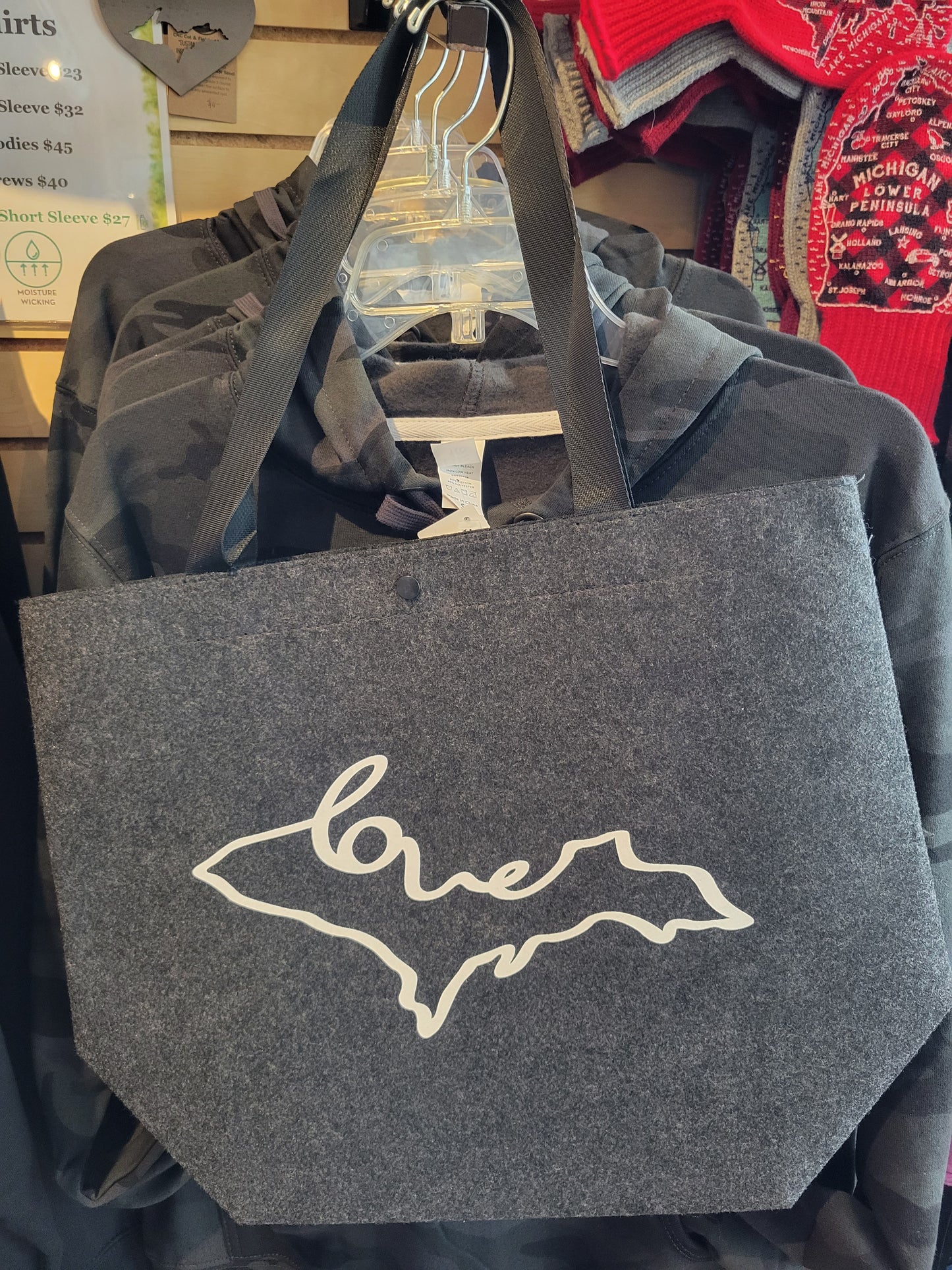 Love UP Flannel Tote