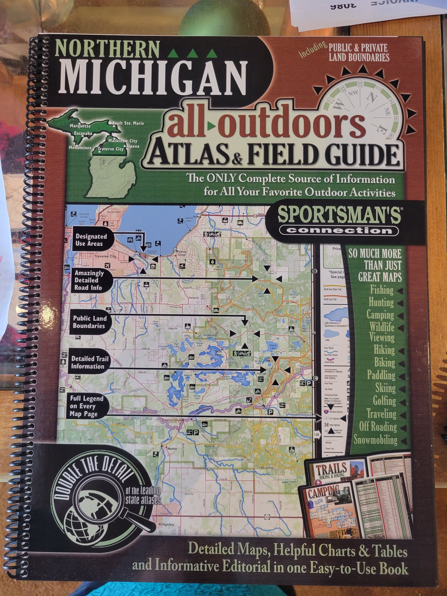 Northern Michigan all-outdoors Atlas and Field Guide