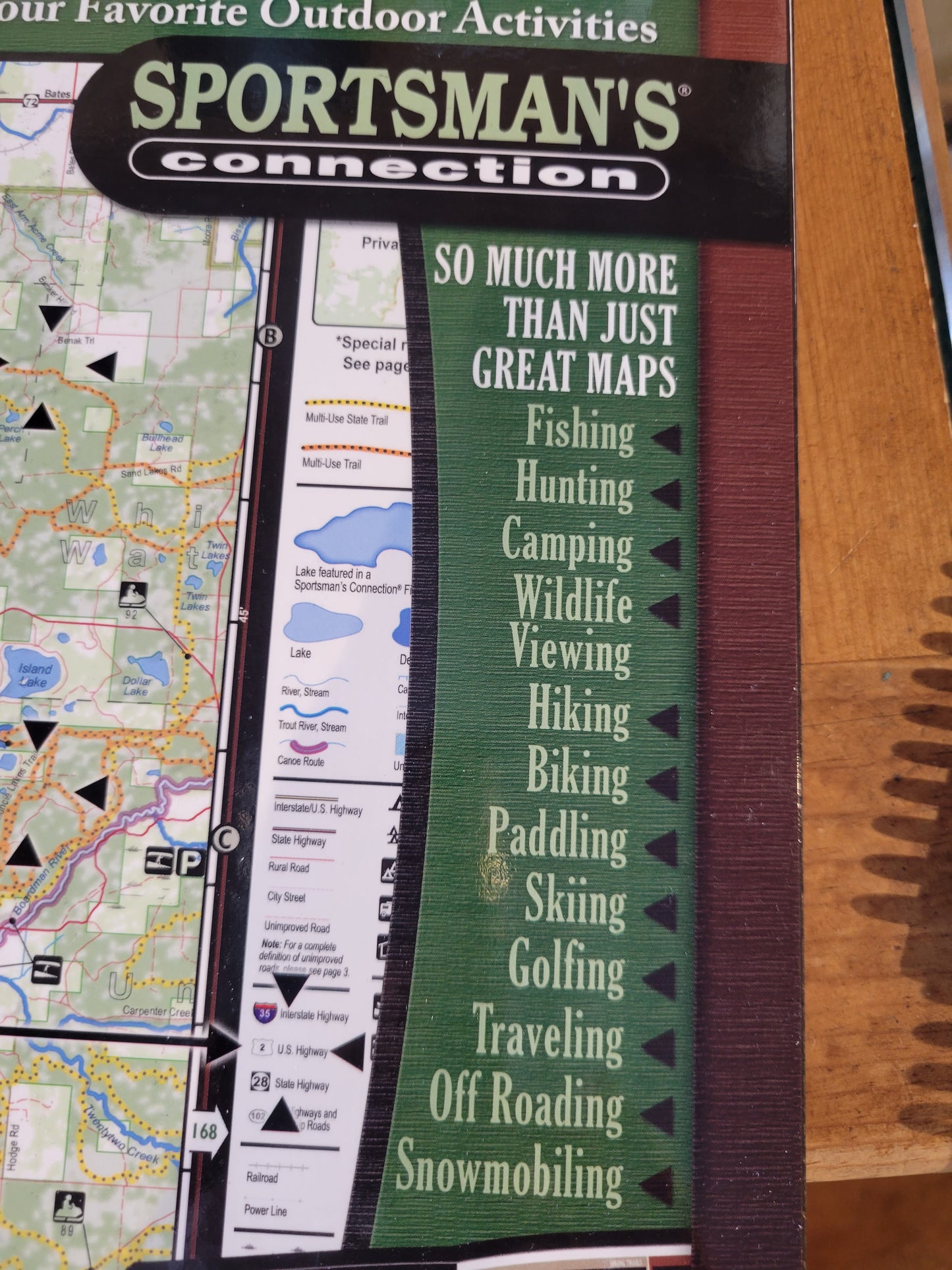 Northern Michigan all-outdoors Atlas and Field Guide