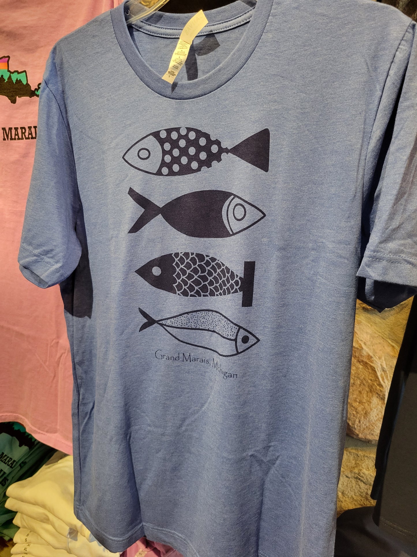 Four Fishes short sleeve T shirt