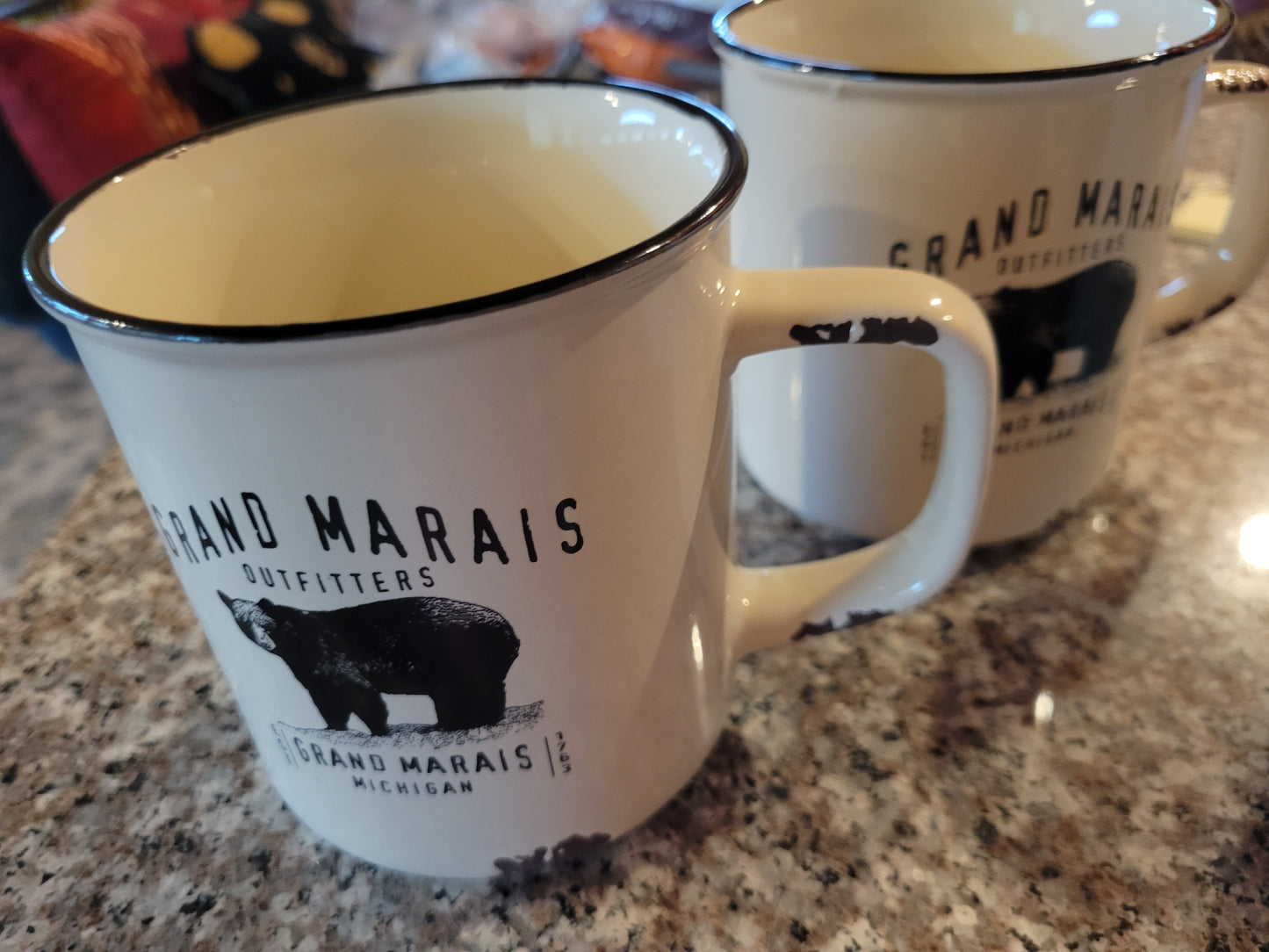 Ceramic Mug with Grand Marais Bear