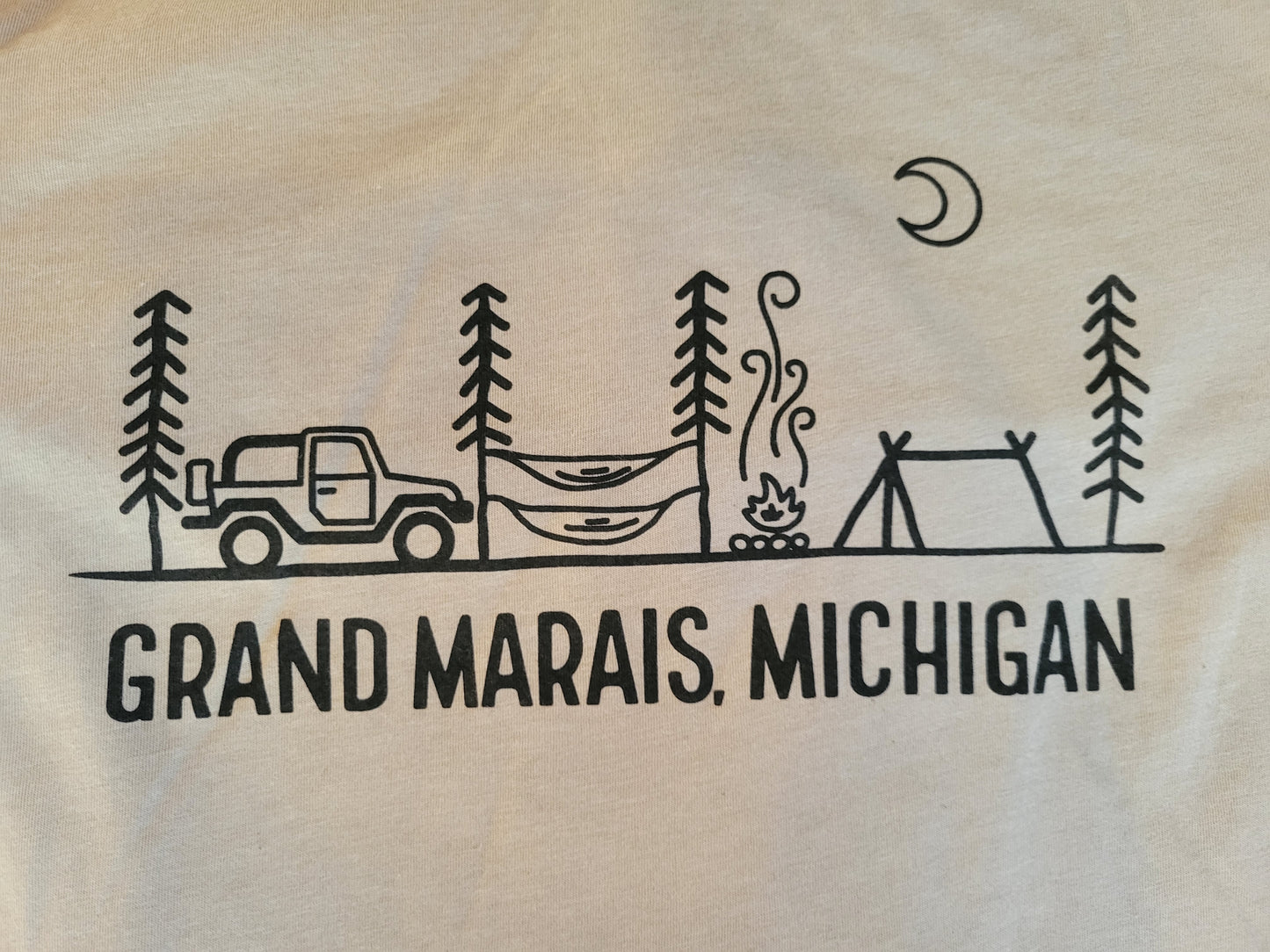 Jeep camping short sleeve T shirt