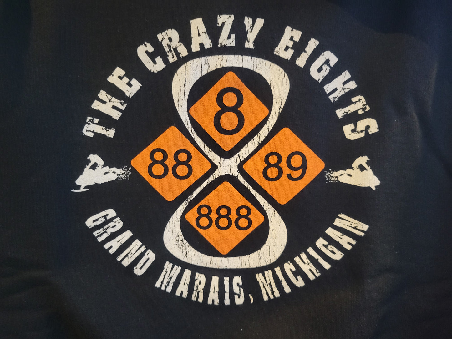 Crazy Eights Hoodie or Crew