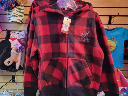 Youth Buffalo Plaid Coat